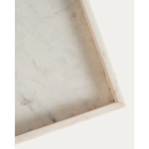 Marmurowa taca dekoracyjna 35x35 cm Serela – Kave Home-image-4