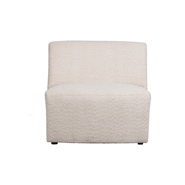 Kremowy moduł sofy z materiału bouclé (moduł środkowy) Coco  – WOOOD-image-2