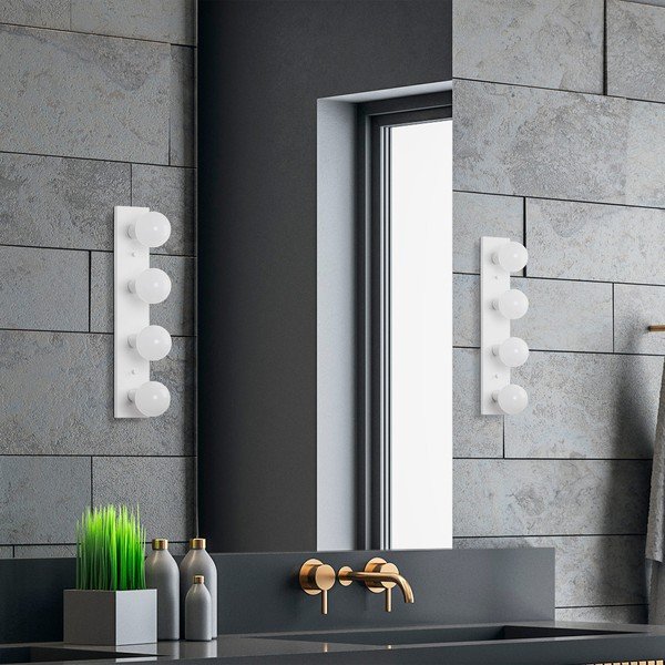 Biały kinkiet Mirro – Opviq lights-image-4