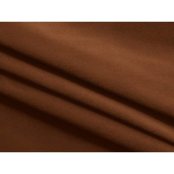 Aksamitny podnóżek w kolorze terakoty Kapua – Makamii-image-3