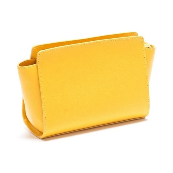 Skórzana torebka Mangotti 446 Giallo-image-4