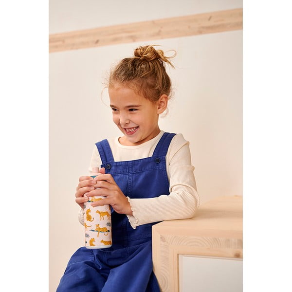 Jasnozielona butelka dla dzieci 400 ml Little farm – Mepal-image-3