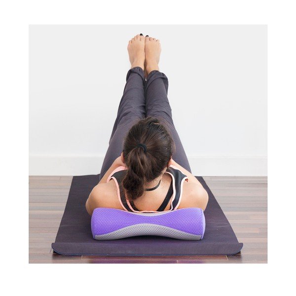 Fioletowy masażer InnovaGoods Vibro Yoga Roll BTK-image-2