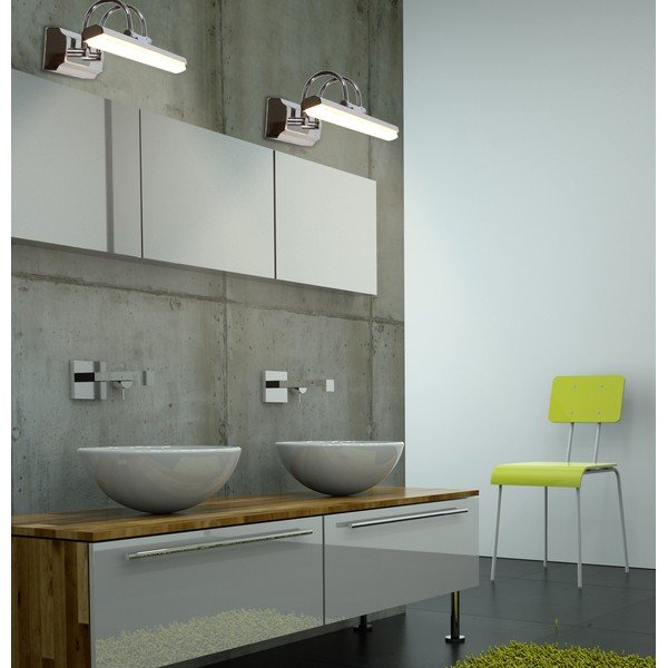 Szary kinkiet LED Gizel – Candellux Lighting-image-1