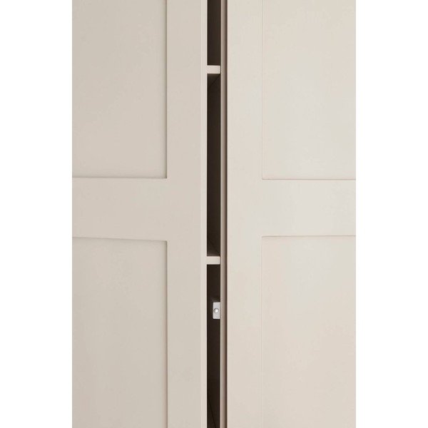 Szarobeżowa szafa z płyty MDF wisząca 80x190x61 cm Ben – Ellos Home-image-2