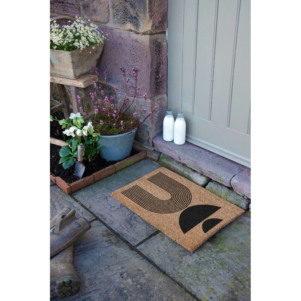 Wycieraczka z włókna kokosowego 40x60 cm Half Moon – Artsy Doormats (zdjęcie 11)