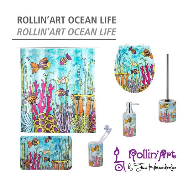 Tekstylny dywanik łazienkowy 45x70 cm Rollin'Art Ocean Life – Wenko-image-4