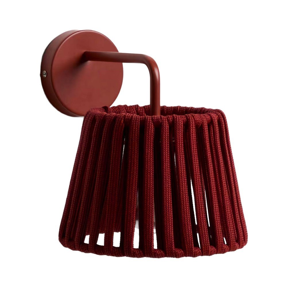 Lampa zewnętrzna ścienna LED solarna (wysokość 23 cm) Aldet – Kave Home