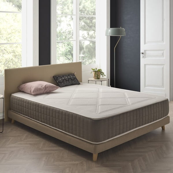 Twardy/średnio twardy piankowy materac dwustronny 80x200 cm Continental – Moonia-image-4