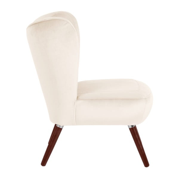 Kremowy fotel Max Winzer Sari Velvet-image-3