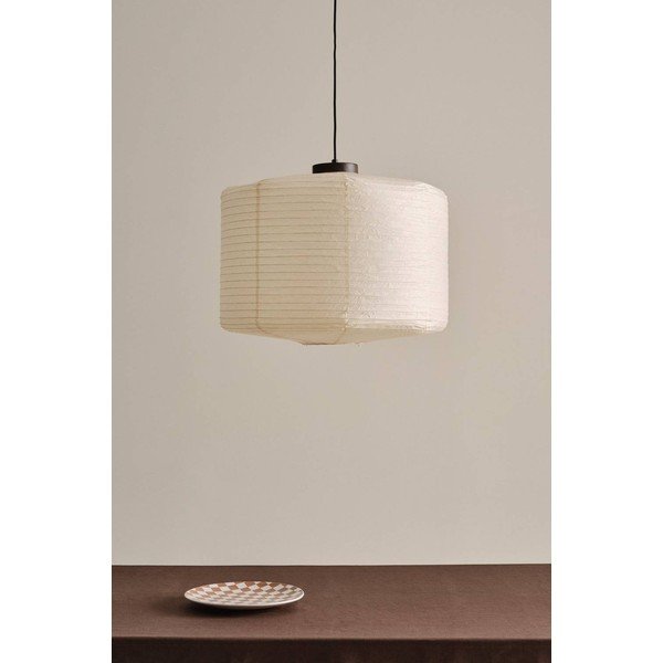 Beżowa papierowa lampa wisząca ø 60 cm Siv – Jotex-image-2
