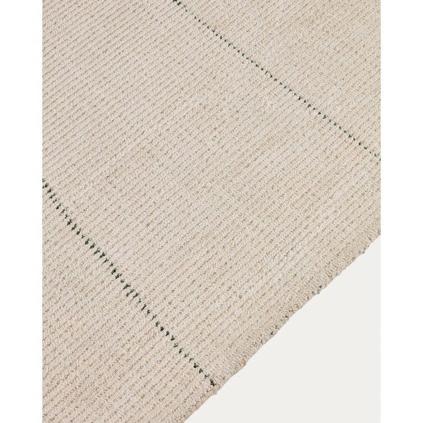 Kremowy dywan z mieszanki bawełny tkany ręcznie 230x160 cm Lisdan – Kave Home-image-2