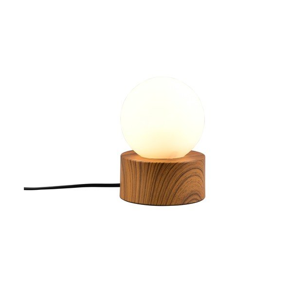 Biało-naturalna lampa stołowa (wys. 17 cm) Countess – Reality-image-1