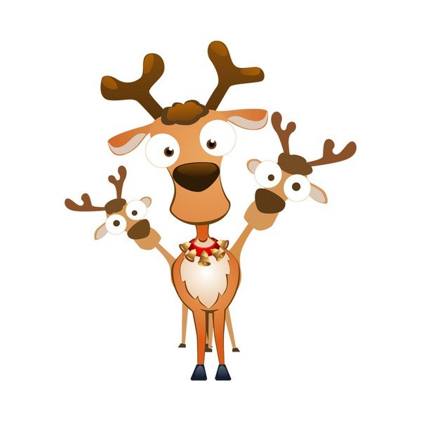 Naklejka świąteczna Ambiance Christmas Reindeer-image-2