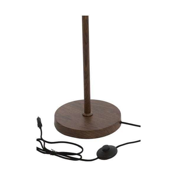 Ciemnobrązowa lampa stojąca z tekstylnym kloszem (wysokość 159 cm) Dania – Light & Living-image-4