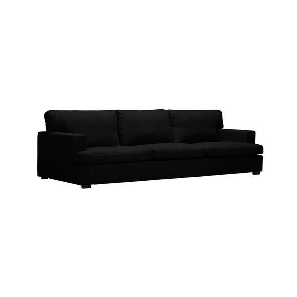 Czarna sofa Windsor & Co Sofas Daphne, 235 cm-image-1