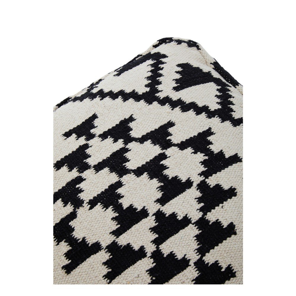 Czarno-biały puf Cefena – Premier Housewares (zdjęcie 3)