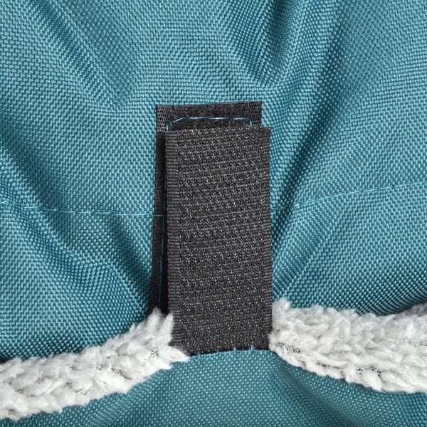 Niebieskie legowisko podróżne dla psów z materiału sherpa 80x50 cm Essentiel – Love Story-image-4