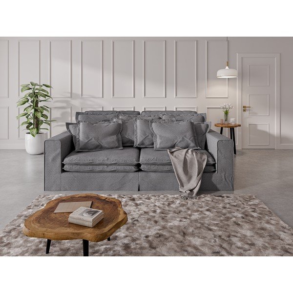 Szara sofa 236 cm Nora – Ropez-image-1
