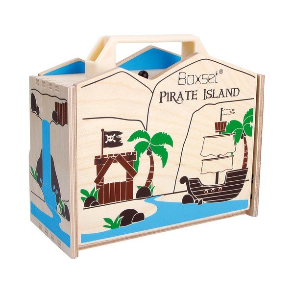 Zabawka drewniana wyspa piratów Legler Pirate Island-image-2