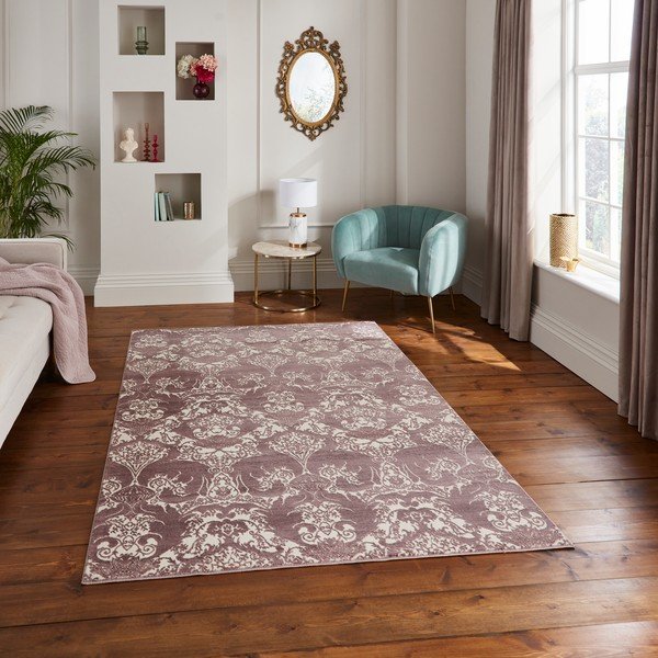 Wrzosowy dywan 200x285 cm Imperial Wine – Think Rugs-image-1