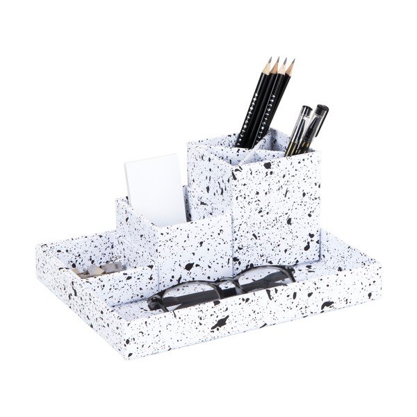 4-częściowy czarno-biały przybornik Bigso Box of Sweden Lena-image-2