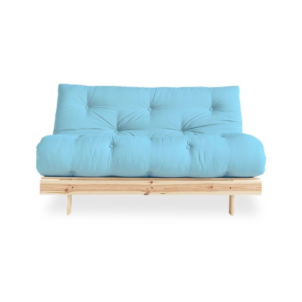 Sofa rozkładana Karup Design Roots Raw/Light Blue-image-3