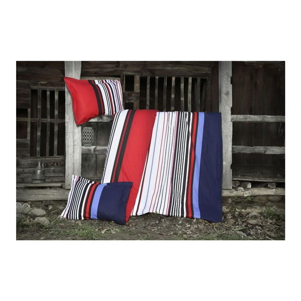 Komplet pościeli Arya Red&Blue, 200x220 cm-image-1
