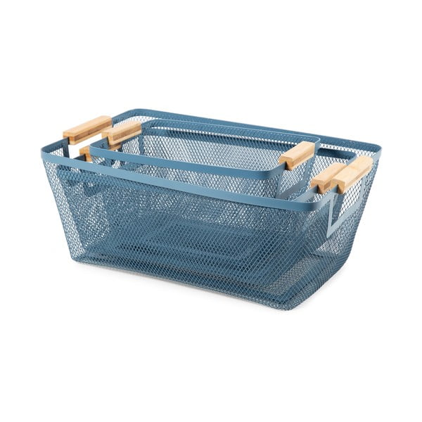 Metalowe koszyki druciane zestaw 3 szt.  – Compactor-image-4