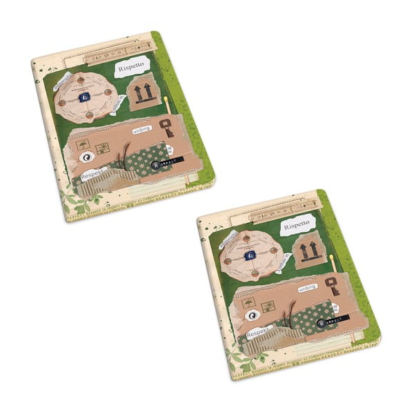 Zeszyty zestaw 192 str. w formacie A5 2 szt. Rispetto – Kartos-image-1