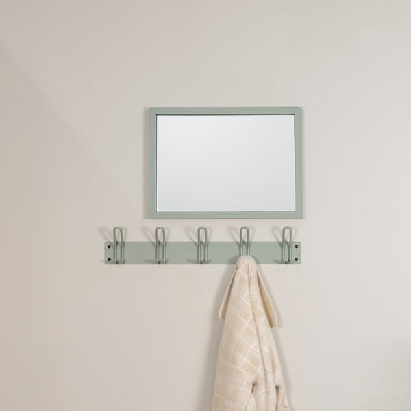 Szarozielony metalowy wieszak ścienny 70 cm Miles – Spinder Design-image-2