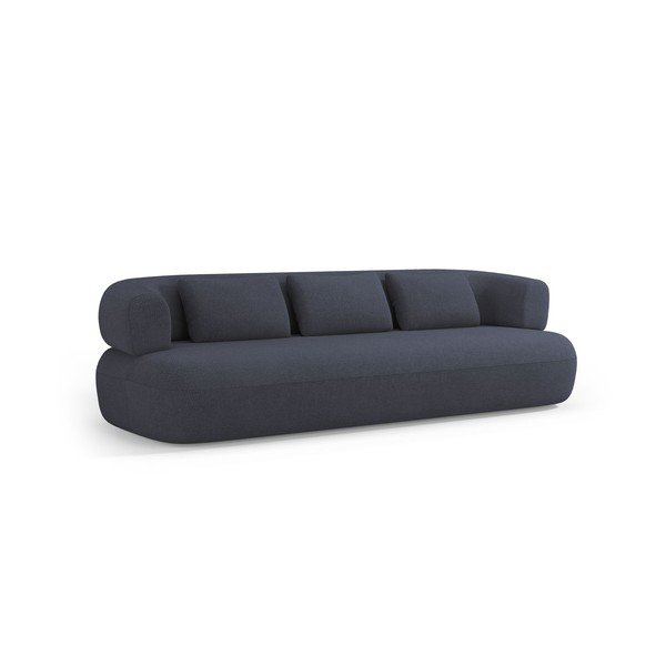 Ciemnoniebieska sofa z materiału bouclé 200 cm Jenny – Micadoni 