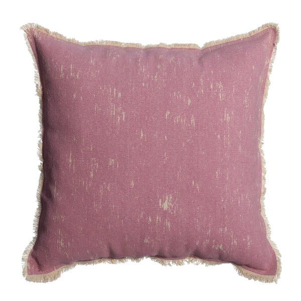 Różowa poduszka Denzzo Boho, 60x60 cm