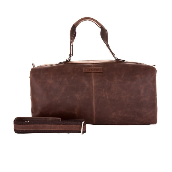 Męska torba podróżna Vintage Brown