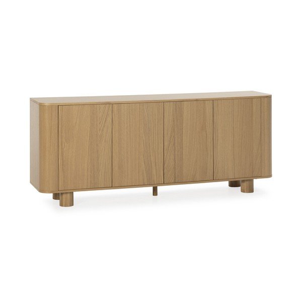 Komoda w dekorze dębu w naturalnym kolorze 180x75x40 cm Padoc – MOME