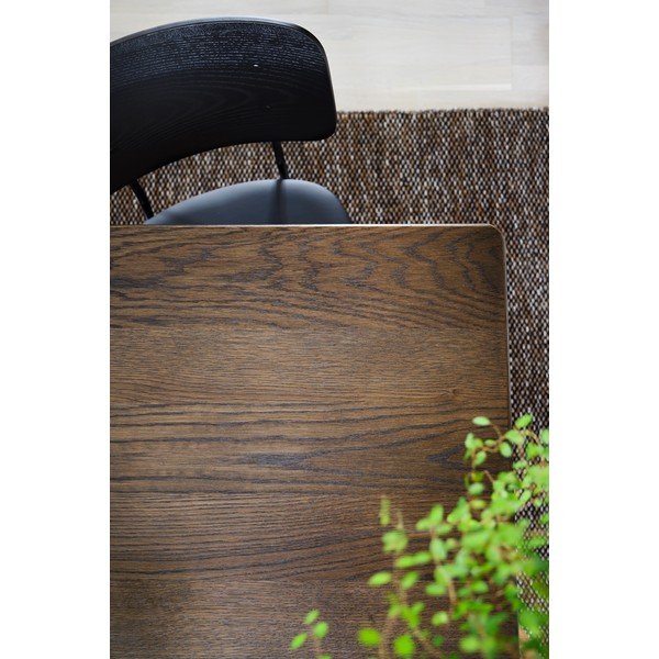 Czarne krzesło z czarnym siedziskiem Rowico Brent-image-1