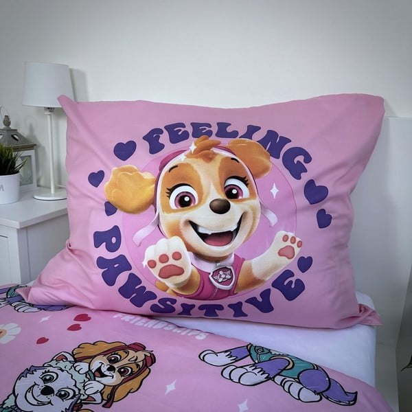 Dziecięca pościel jednoosobowa z mirowłókna 140x200 cm Paw Patrol – Jerry Fabrics-image-3
