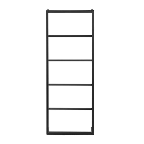 Czarny stalowy ścienny stojak na ręczniki Sapho Ska-image-2