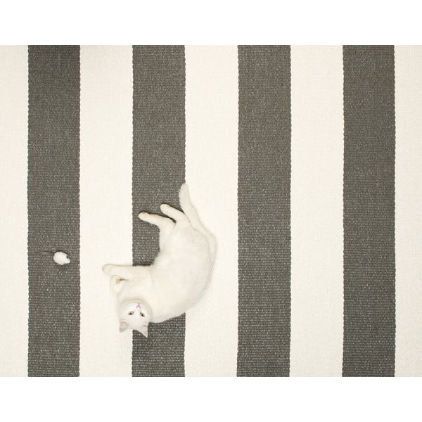 Antracytowo-kremowy chodnik odpowiedni na zewnątrz 70x150 cm Bob Charcoal Linen – Pappelina-image-2