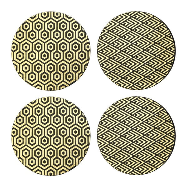 Maty stołowe ze sztucznej skóry i kartonu zestaw 4 szt. ø 25 cm Geome – Premier Housewares-image-2