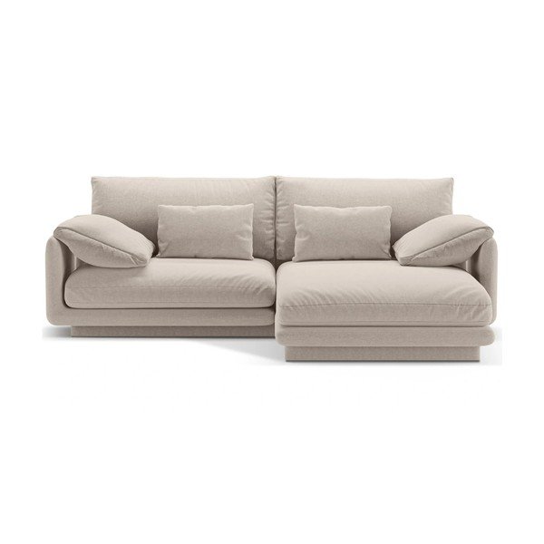 Beżowy narożnik (prawostronny) Torino – Micadoni Home