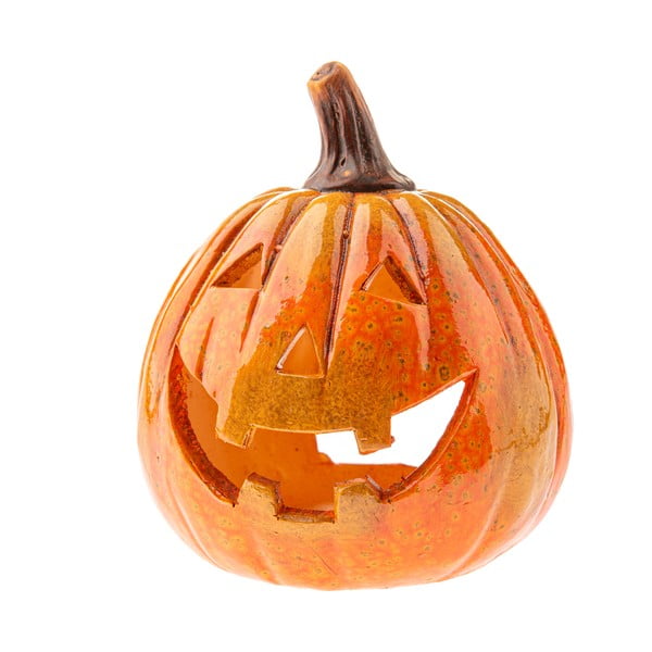 Ceramiczny świecznik z motywem Halloween Pumpkin – Dakls