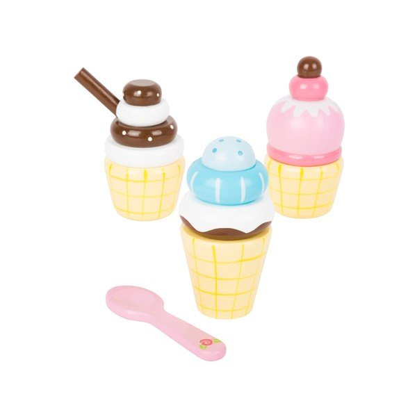 Dziecięcy drewniany zestaw lodów Legler Cream Cone-image-2