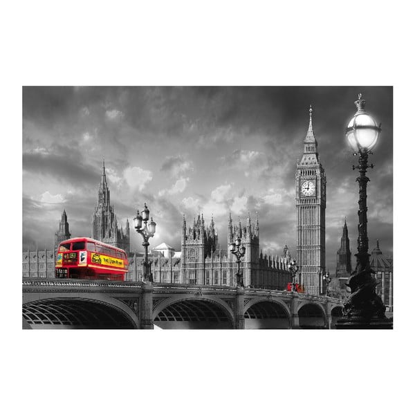 Plakat wielkoformatowy Bus On Westminster, 175x115 cm