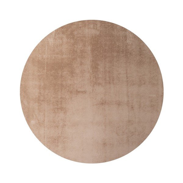Beżowy okrągły dywan odpowiedni do prania ø 80 cm Joy – Ayyildiz Carpets