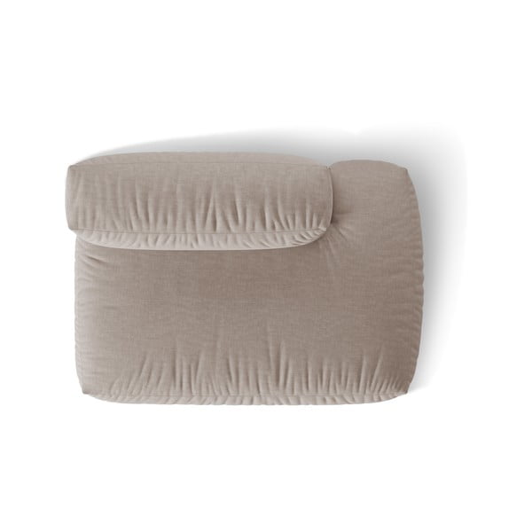 Beżowy moduł sofy (prawostronny) Martina – Micadoni Home-image-3