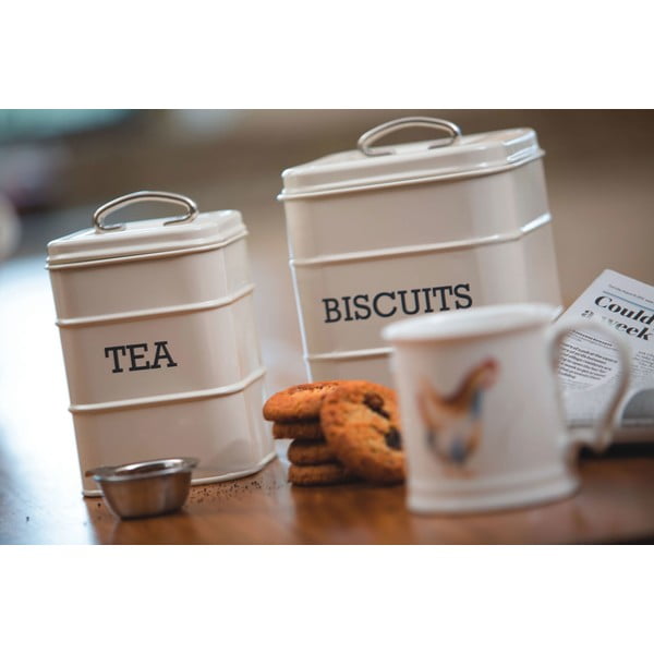 Stalowy pojemnik na ciastka Living Nostalgia – Kitchen Craft-image-1