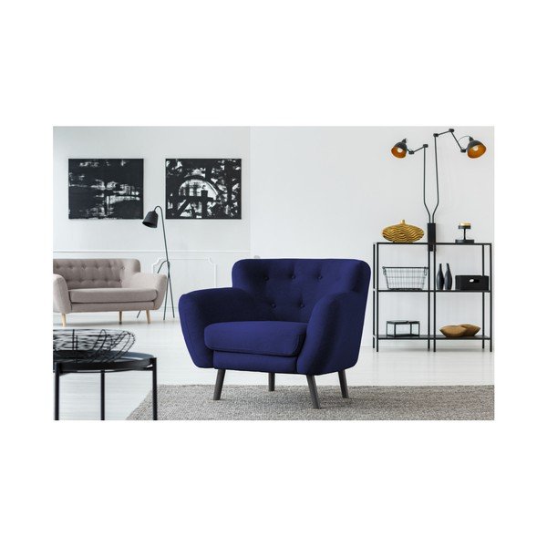 Niebieski fotel Cosmopolitan design Hampstead-image-4