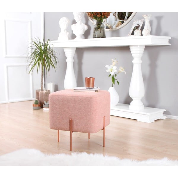 Jasnoróżowy puf Copper – Artie-image-4