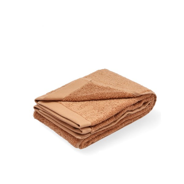 Pomarańczowy ręcznik z bawełny organicznej 50x100 cm Comfort − Södahl
